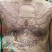 Tattoos - Skull and Wings Chest Piece In Progress - 62892
